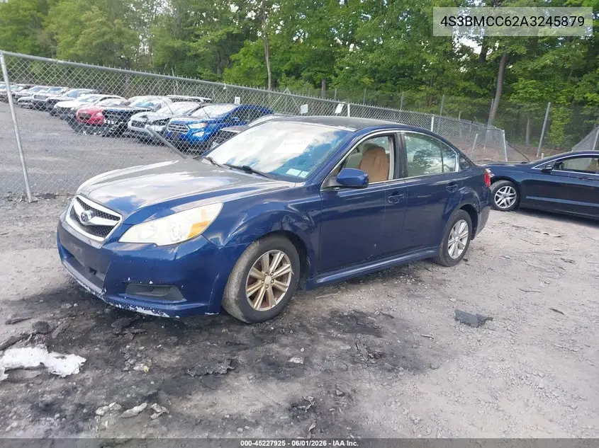 2010 Subaru Legacy 2.5I Premium VIN: 4S3BMCC62A3245879 Lot: 45227925