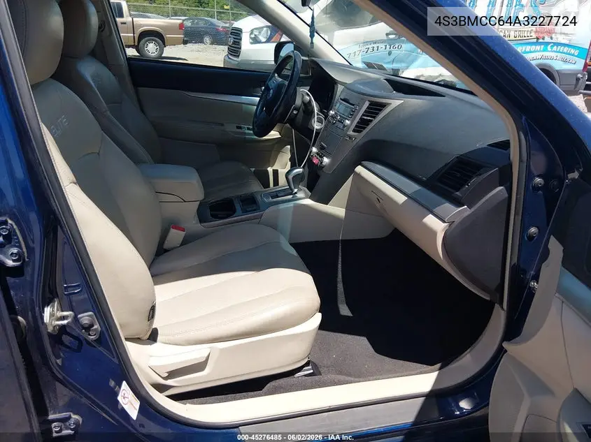 2010 Subaru Legacy 2.5I Premium VIN: 4S3BMCC64A3227724 Lot: 45276485
