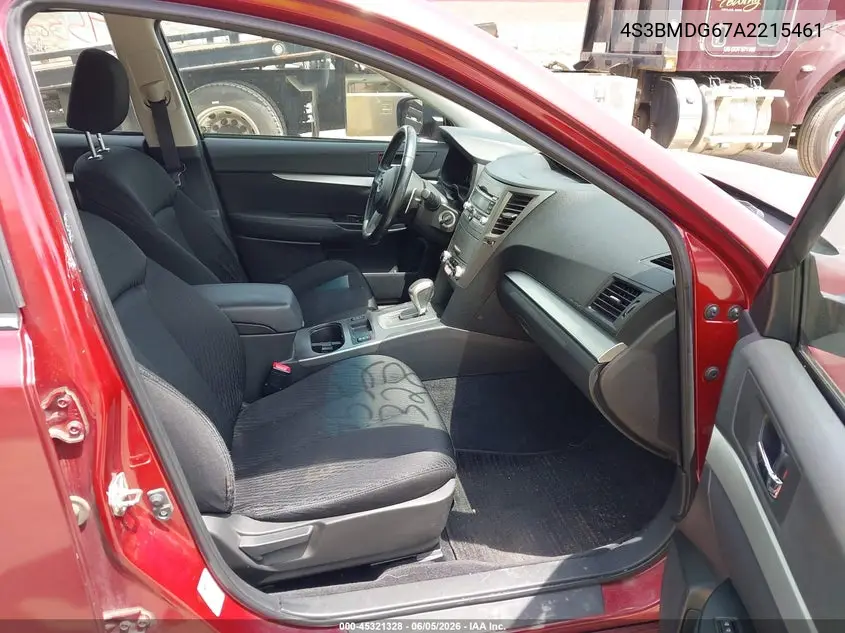 2010 Subaru Legacy 3.6R Premium VIN: 4S3BMDG67A2215461 Lot: 45321328