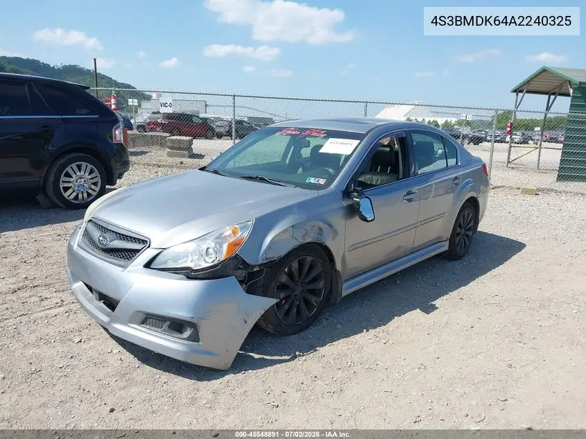 2010 Subaru Legacy 3.6R Limited VIN: 4S3BMDK64A2240325 Lot: 45548891