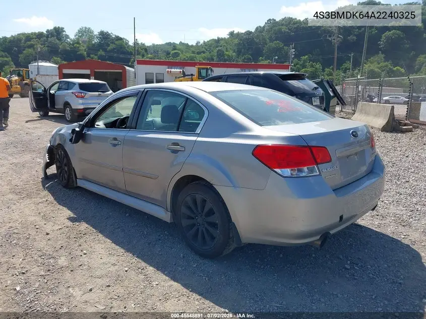 2010 Subaru Legacy 3.6R Limited VIN: 4S3BMDK64A2240325 Lot: 45548891