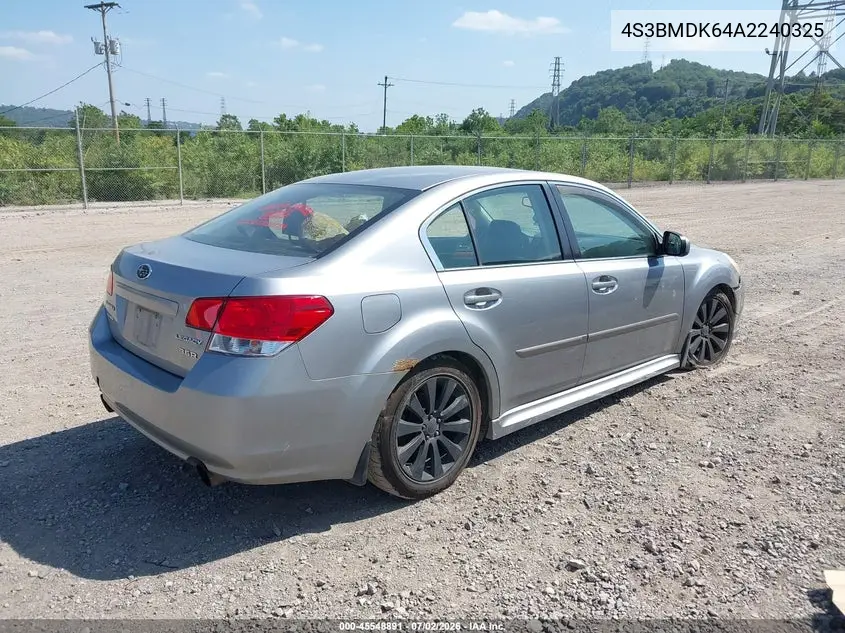 2010 Subaru Legacy 3.6R Limited VIN: 4S3BMDK64A2240325 Lot: 45548891