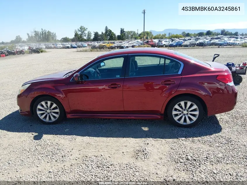 2010 Subaru Legacy 2.5I Limited VIN: 4S3BMBK60A3245861 Lot: 45607134