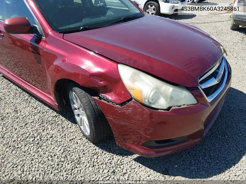 2010 Subaru Legacy 2.5I Limited VIN: 4S3BMBK60A3245861 Lot: 45607134