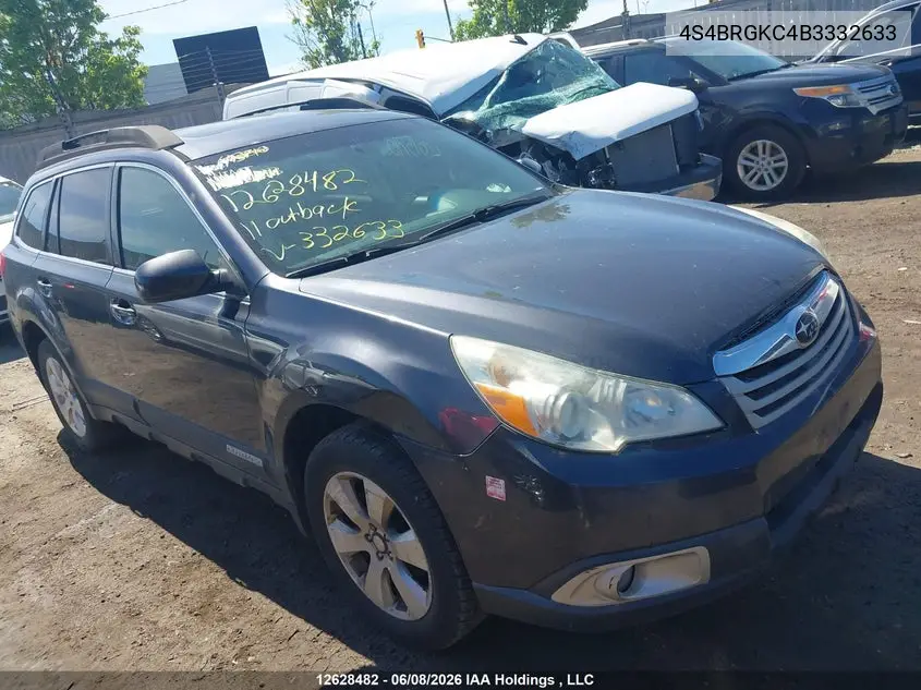 2011 Subaru Legacy Outback VIN: 4S4BRGKC4B3332633 Lot: 12628482