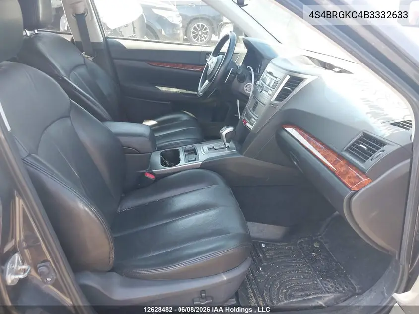 2011 Subaru Legacy Outback VIN: 4S4BRGKC4B3332633 Lot: 12628482