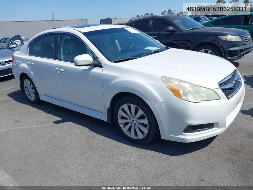 2011 Subaru Legacy 2.5I Limited VIN: 4S3BMBK62B3256331 Lot: 45287544