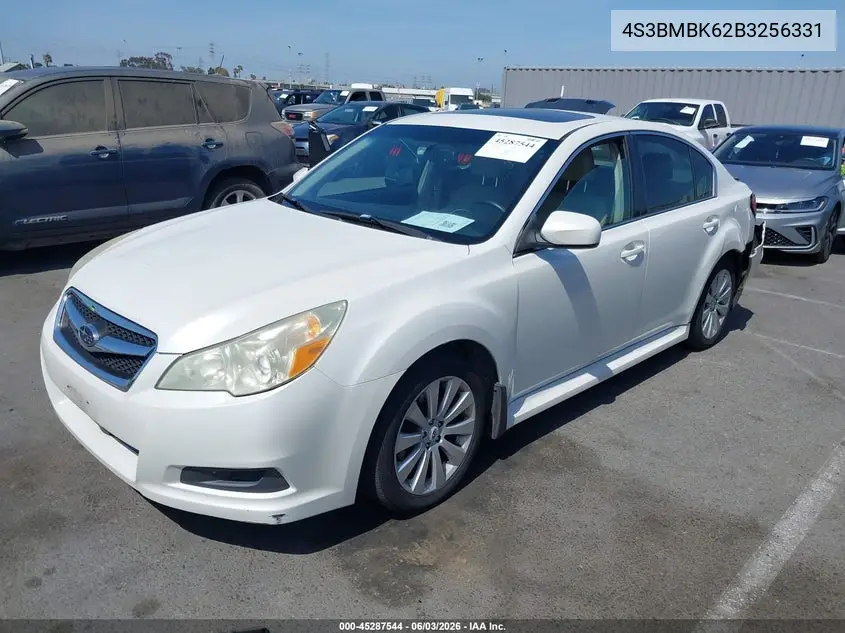 2011 Subaru Legacy 2.5I Limited VIN: 4S3BMBK62B3256331 Lot: 45287544