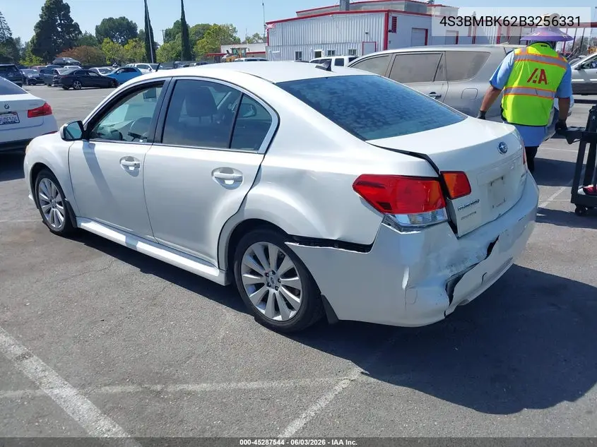 2011 Subaru Legacy 2.5I Limited VIN: 4S3BMBK62B3256331 Lot: 45287544