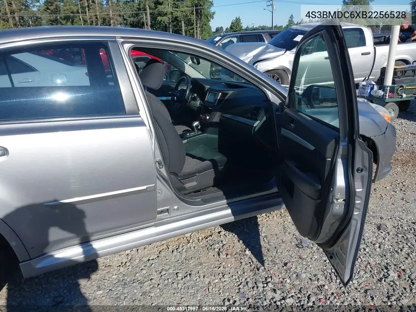 2011 Subaru Legacy 3.6R Premium VIN: 4S3BMDC6XB2256528 Lot: 45317987