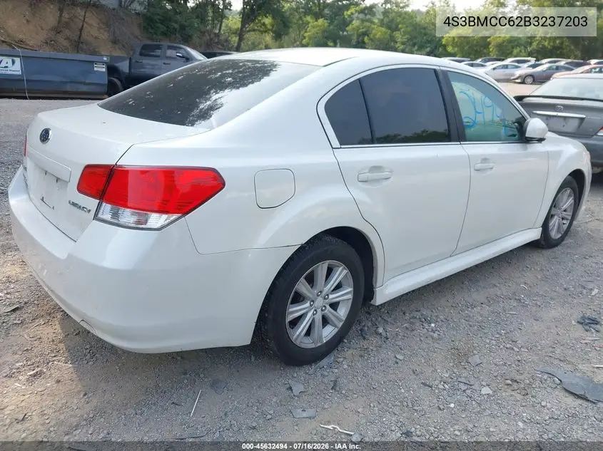 2011 Subaru Legacy 2.5I Premium VIN: 4S3BMCC62B3237203 Lot: 45632494