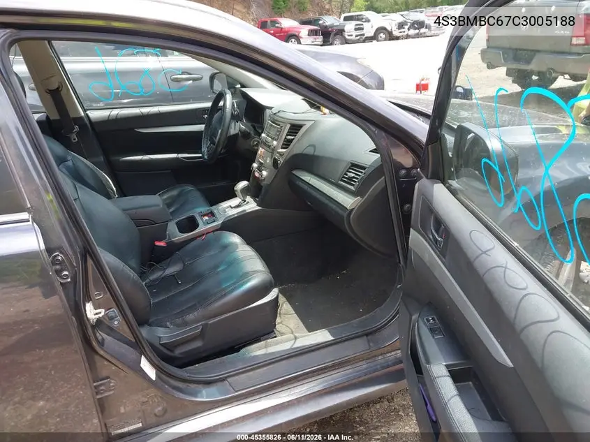 2012 Subaru Legacy 2.5I Premium VIN: 4S3BMBC67C3005188 Lot: 45355826