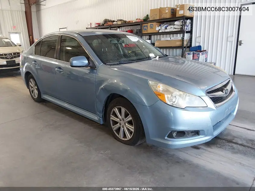 2012 Subaru Legacy 2.5I Premium VIN: 4S3BMCC68C3007604 Lot: 45373967