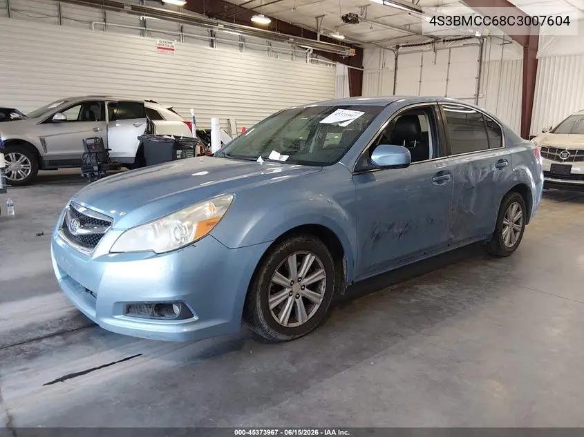 2012 Subaru Legacy 2.5I Premium VIN: 4S3BMCC68C3007604 Lot: 45373967