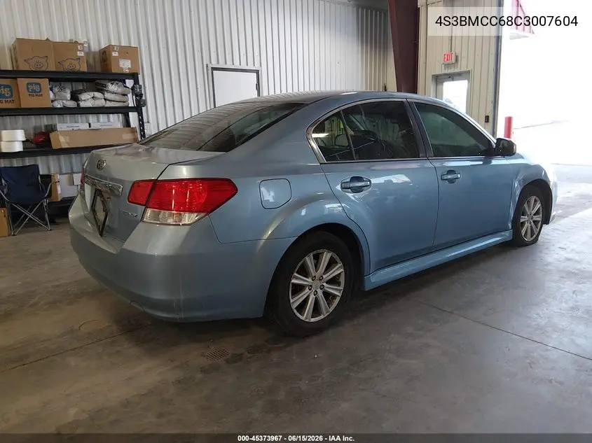 2012 Subaru Legacy 2.5I Premium VIN: 4S3BMCC68C3007604 Lot: 45373967