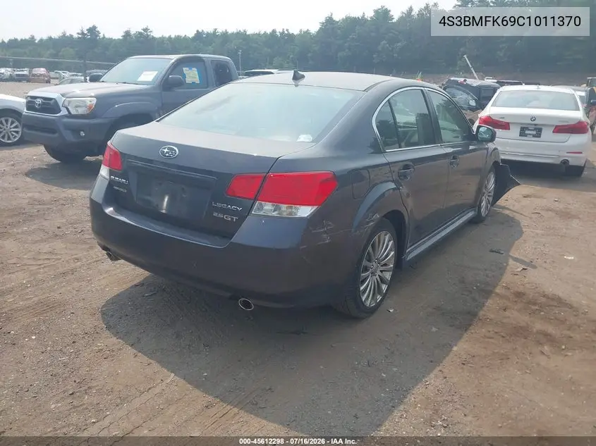 2012 Subaru Legacy 2.5Gt Limited VIN: 4S3BMFK69C1011370 Lot: 45612298