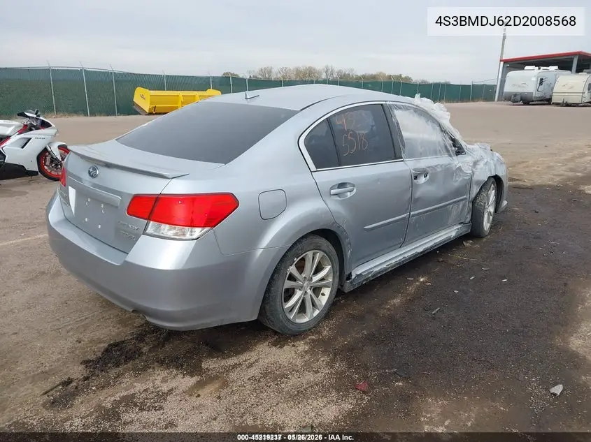 4S3BMDJ62D2008568 2013 Subaru Legacy 3.6R Limited