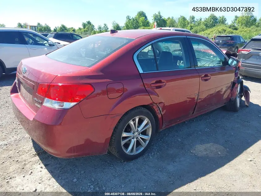 2013 Subaru Legacy 2.5I Limited VIN: 4S3BMBK63D3047392 Lot: 45307136