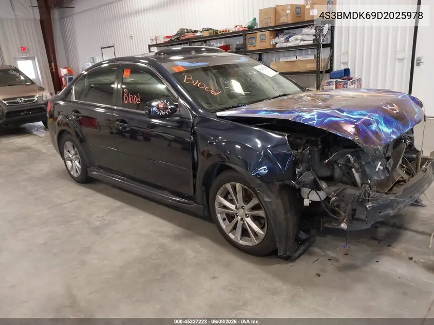 2013 Subaru Legacy 3.6R Limited VIN: 4S3BMDK69D2025978 Lot: 45327223
