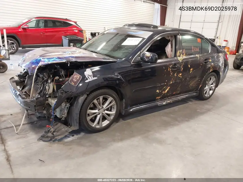 2013 Subaru Legacy 3.6R Limited VIN: 4S3BMDK69D2025978 Lot: 45327223