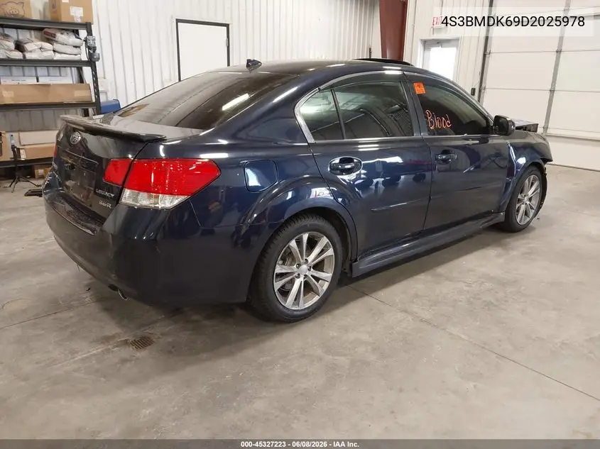 2013 Subaru Legacy 3.6R Limited VIN: 4S3BMDK69D2025978 Lot: 45327223