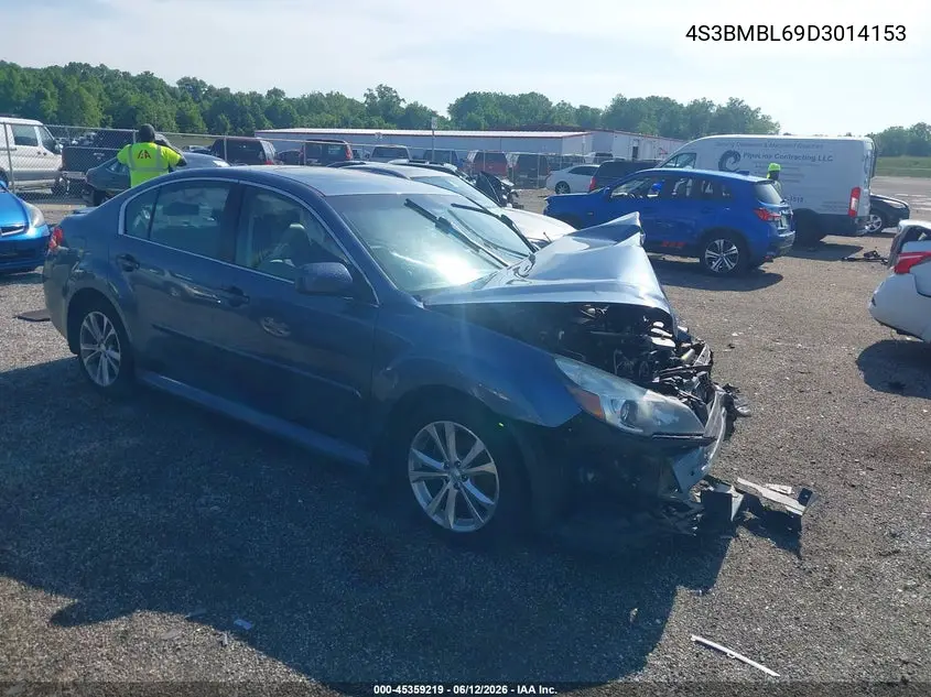 2013 Subaru Legacy 2.5I Limited VIN: 4S3BMBL69D3014153 Lot: 45359219
