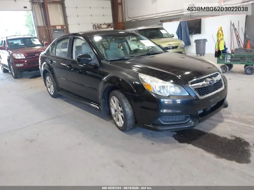 2013 Subaru Legacy 2.5I Premium VIN: 4S3BMBG62D3022038 Lot: 45391234