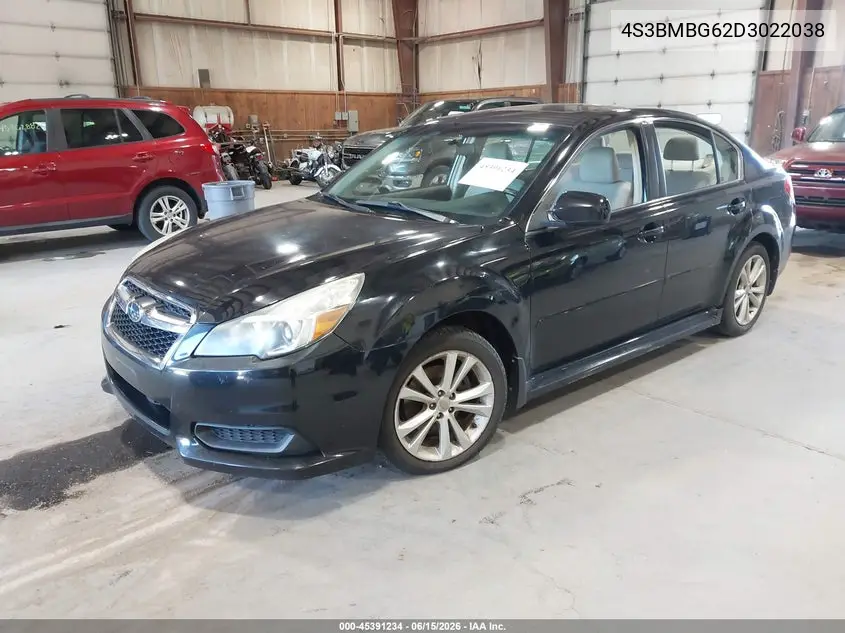 2013 Subaru Legacy 2.5I Premium VIN: 4S3BMBG62D3022038 Lot: 45391234