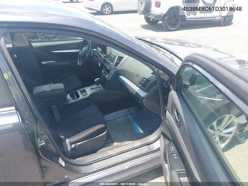 2013 Subaru Legacy 2.5I Premium VIN: 4S3BMBC61D3018648 Lot: 45403691