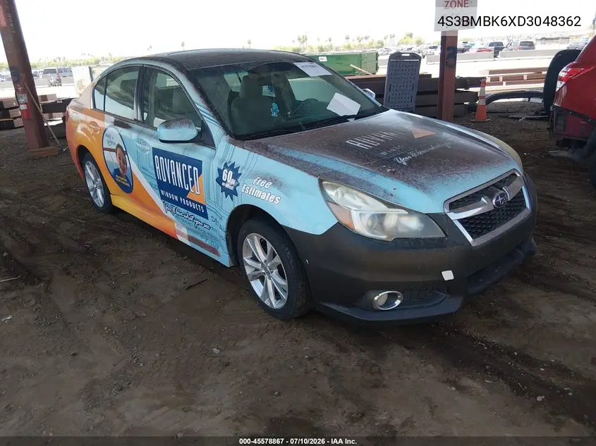 2013 Subaru Legacy 2.5I Limited VIN: 4S3BMBK6XD3048362 Lot: 45578867
