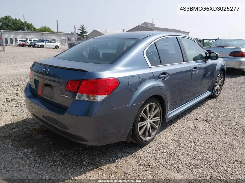 2013 Subaru Legacy 2.5 I Sport VIN: 4S3BMCG6XD3026277 Lot: 45638330