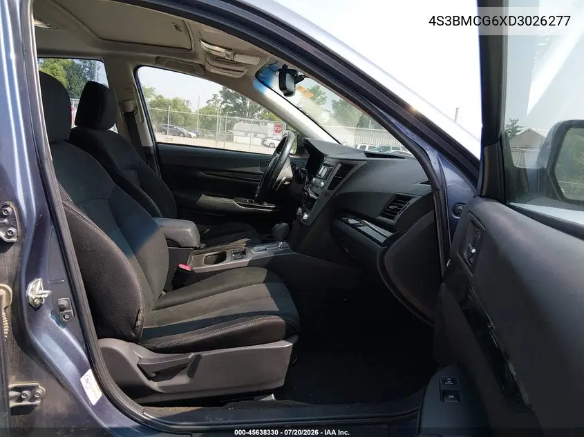2013 Subaru Legacy 2.5 I Sport VIN: 4S3BMCG6XD3026277 Lot: 45638330