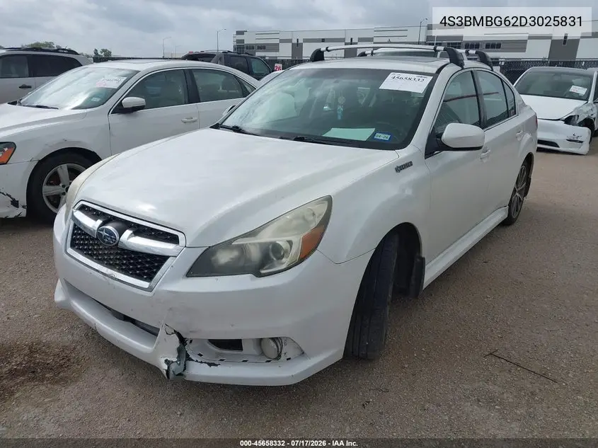 2013 Subaru Legacy 2.5 I Sport VIN: 4S3BMBG62D3025831 Lot: 45658332