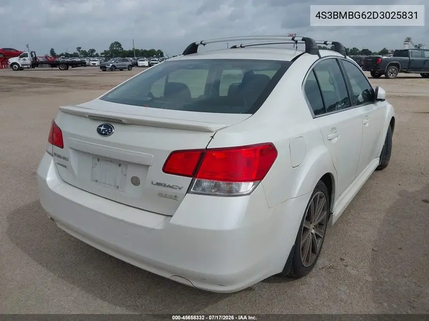 2013 Subaru Legacy 2.5 I Sport VIN: 4S3BMBG62D3025831 Lot: 45658332