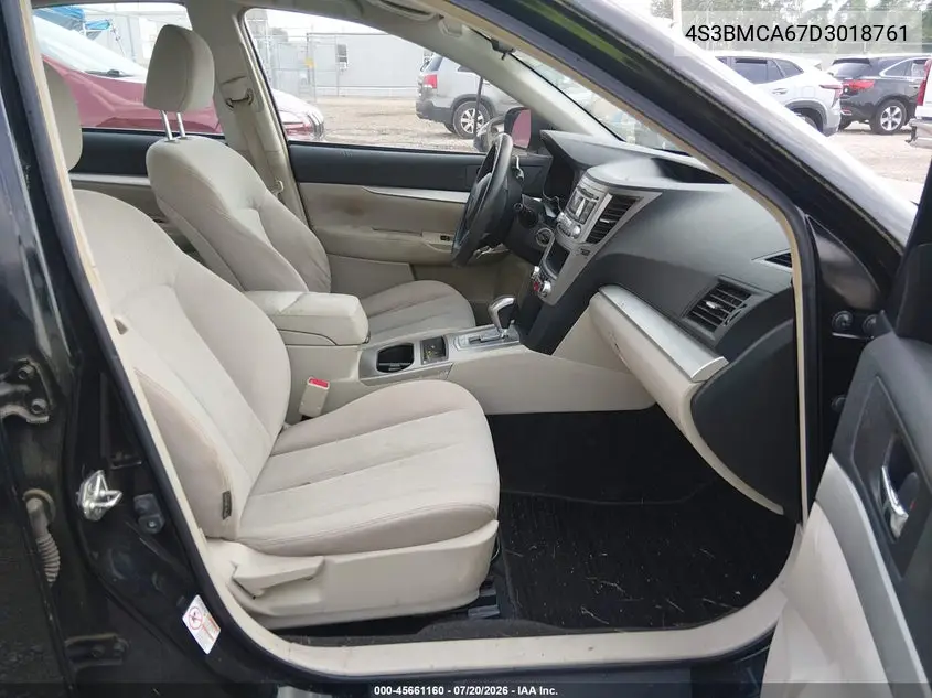 2013 Subaru Legacy 2.5I VIN: 4S3BMCA67D3018761 Lot: 45661160