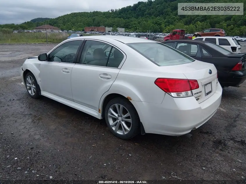 2014 Subaru Legacy 2.5I VIN: 4S3BMBA62E3035222 Lot: 45291410