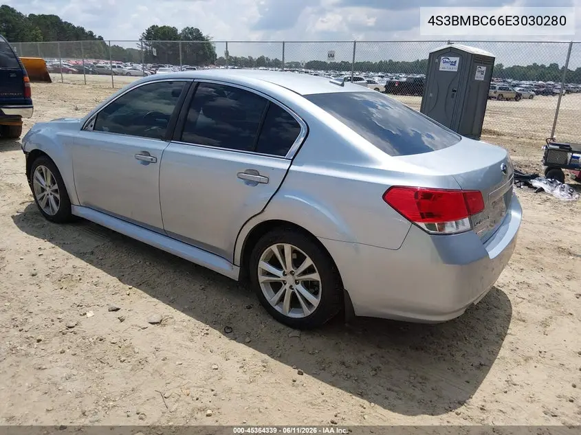 2014 Subaru Legacy 2.5I Premium VIN: 4S3BMBC66E3030280 Lot: 45364339