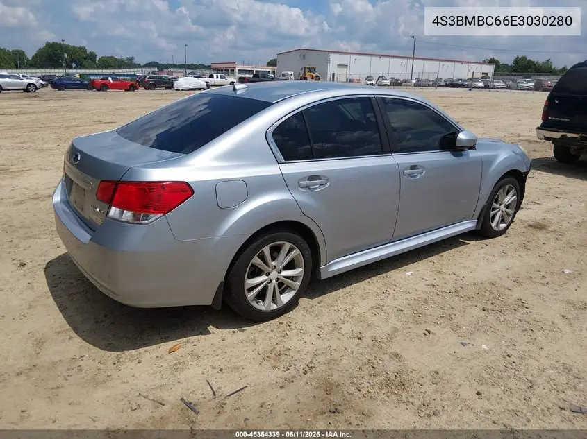 2014 Subaru Legacy 2.5I Premium VIN: 4S3BMBC66E3030280 Lot: 45364339