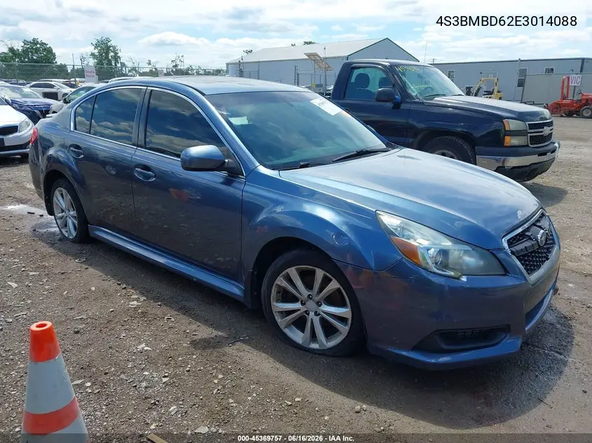 2014 Subaru Legacy 2.5I Premium VIN: 4S3BMBD62E3014088 Lot: 45369757