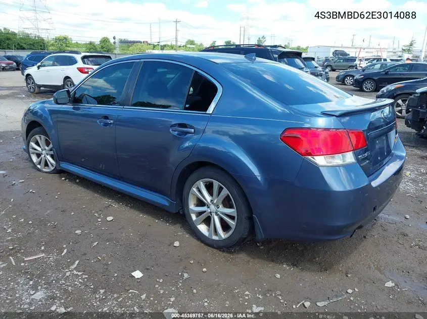 2014 Subaru Legacy 2.5I Premium VIN: 4S3BMBD62E3014088 Lot: 45369757