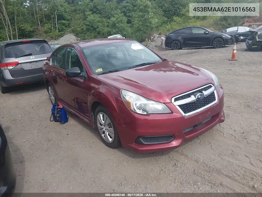 2014 Subaru Legacy 2.5I VIN: 4S3BMAA62E1016563 Lot: 45396146