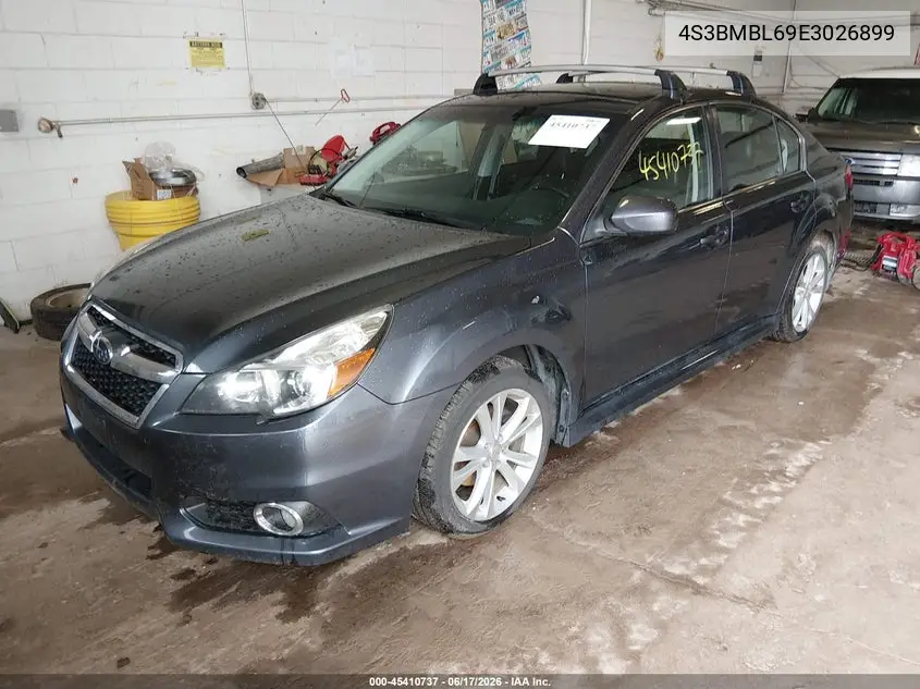 2014 Subaru Legacy 2.5I Limited VIN: 4S3BMBL69E3026899 Lot: 45410737