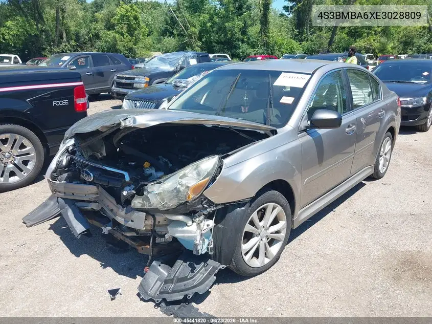 2014 Subaru Legacy 2.5I VIN: 4S3BMBA6XE3028809 Lot: 45441820