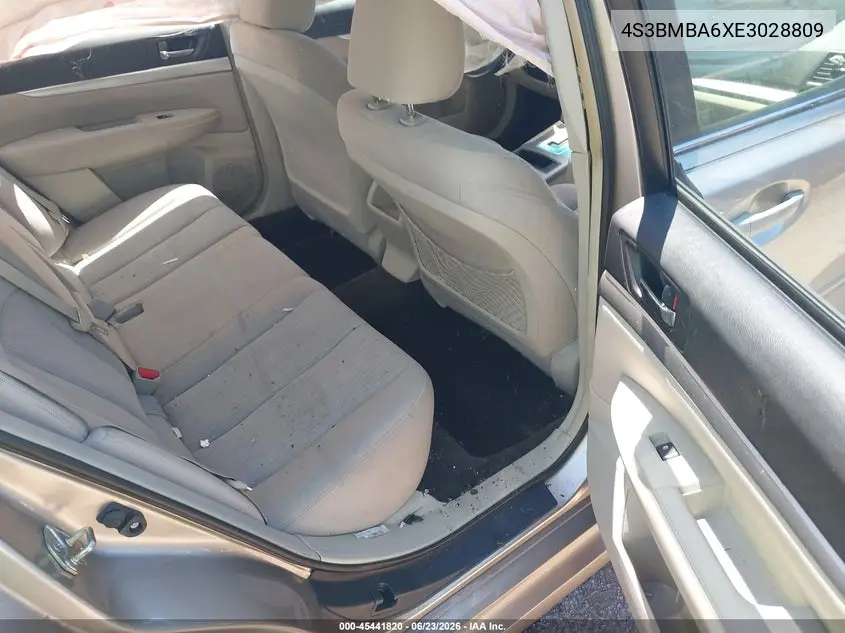 2014 Subaru Legacy 2.5I VIN: 4S3BMBA6XE3028809 Lot: 45441820