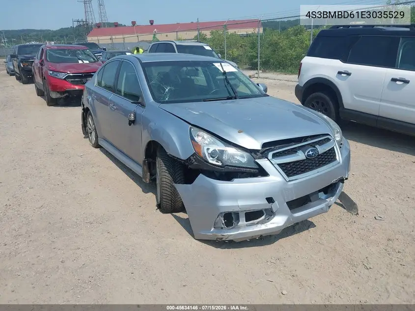 2014 Subaru Legacy 2.5I Premium VIN: 4S3BMBD61E3035529 Lot: 45634146