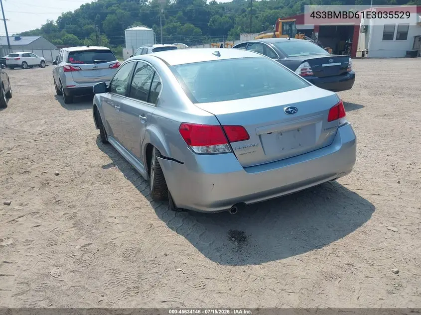 2014 Subaru Legacy 2.5I Premium VIN: 4S3BMBD61E3035529 Lot: 45634146