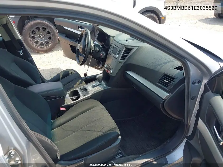 2014 Subaru Legacy 2.5I Premium VIN: 4S3BMBD61E3035529 Lot: 45634146