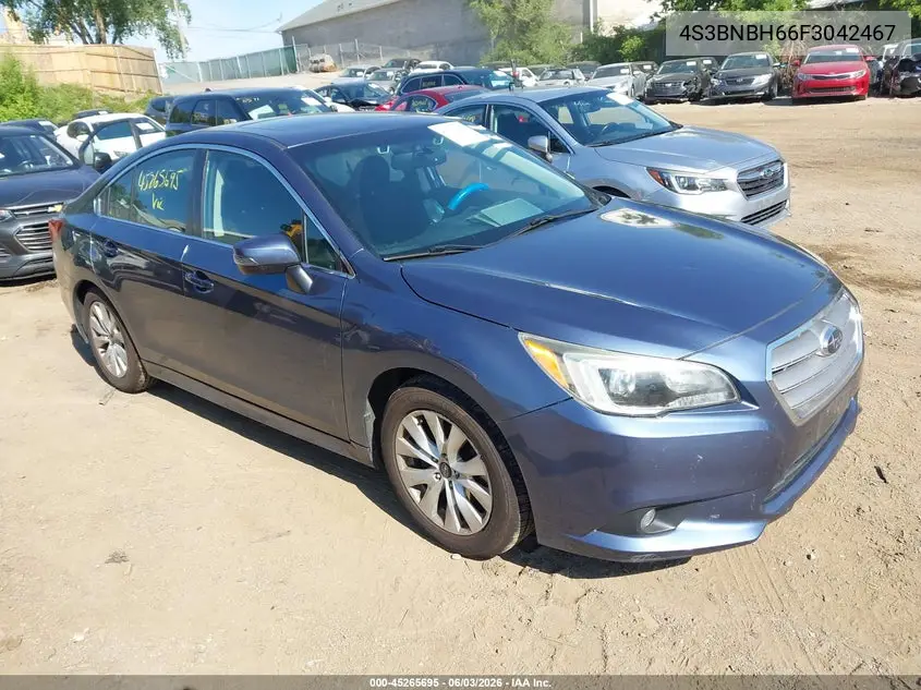 2015 Subaru Legacy 2.5I Premium VIN: 4S3BNBH66F3042467 Lot: 45265695