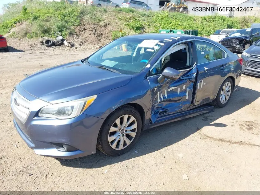 2015 Subaru Legacy 2.5I Premium VIN: 4S3BNBH66F3042467 Lot: 45265695