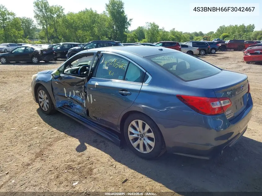 2015 Subaru Legacy 2.5I Premium VIN: 4S3BNBH66F3042467 Lot: 45265695
